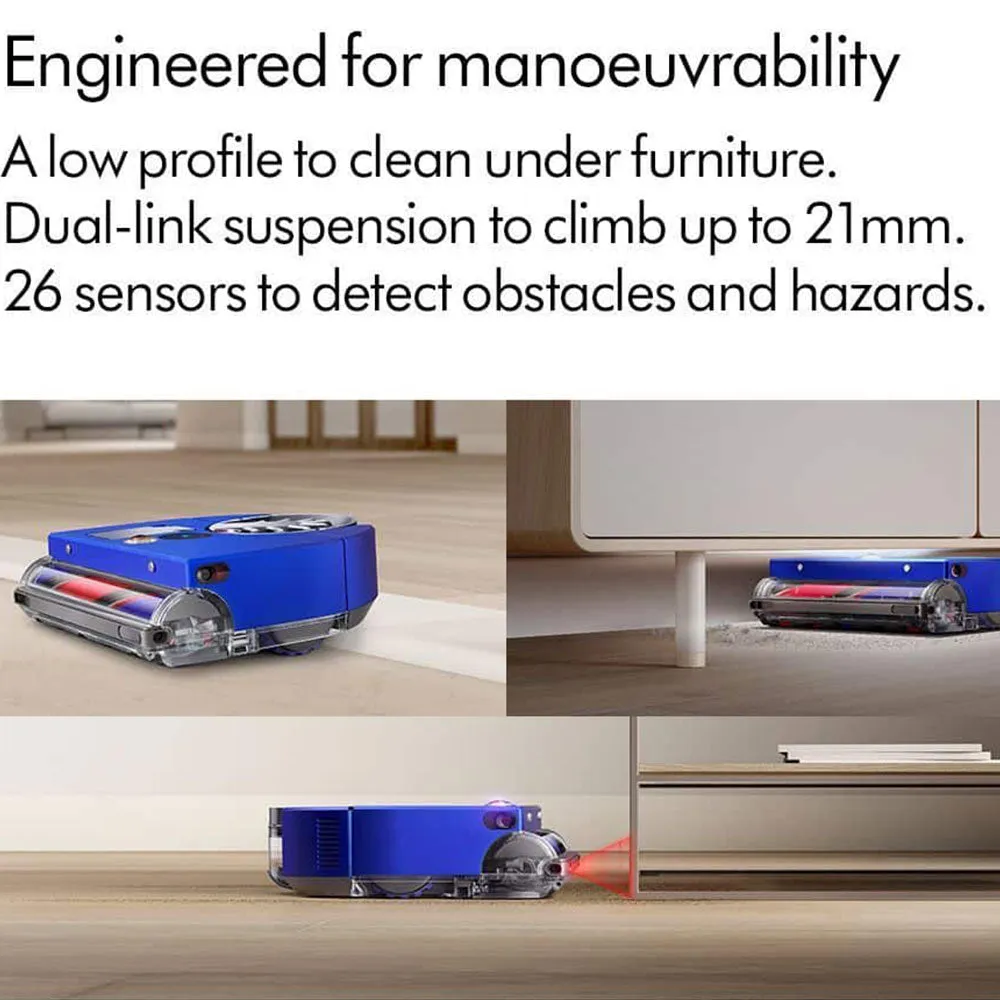 Dyson 360 Vis Nav RB03 Robot Vacuum 435W - Blue x Nickel