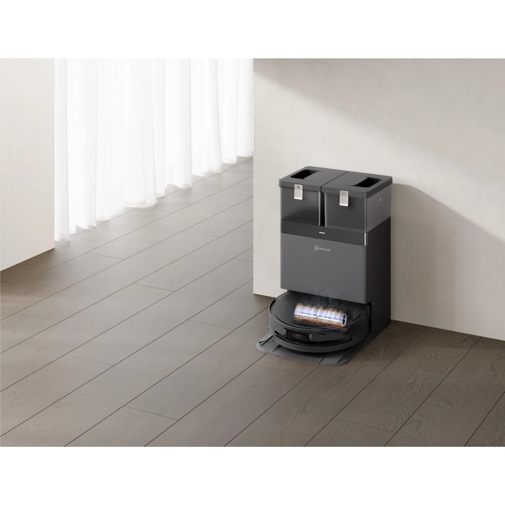 ECOVACS DEEBOT X8 Pro Omni Robotic Vacuum Cleaner (Black)
