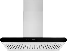 Empava Range Hood 36" Island Ducted 400 CFM with Exhaust Kitchen Vent and Filters Stainless Steel New