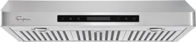 Empava Range Hood 36" Under Cabinet Ducted 500 CFM with LCD Screen and Filters Stainless Steel New