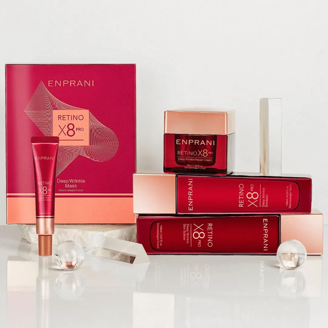 ENPRANI Retino X8 Pro Skin Care Special Set | Paket Perawatan Anti Aging