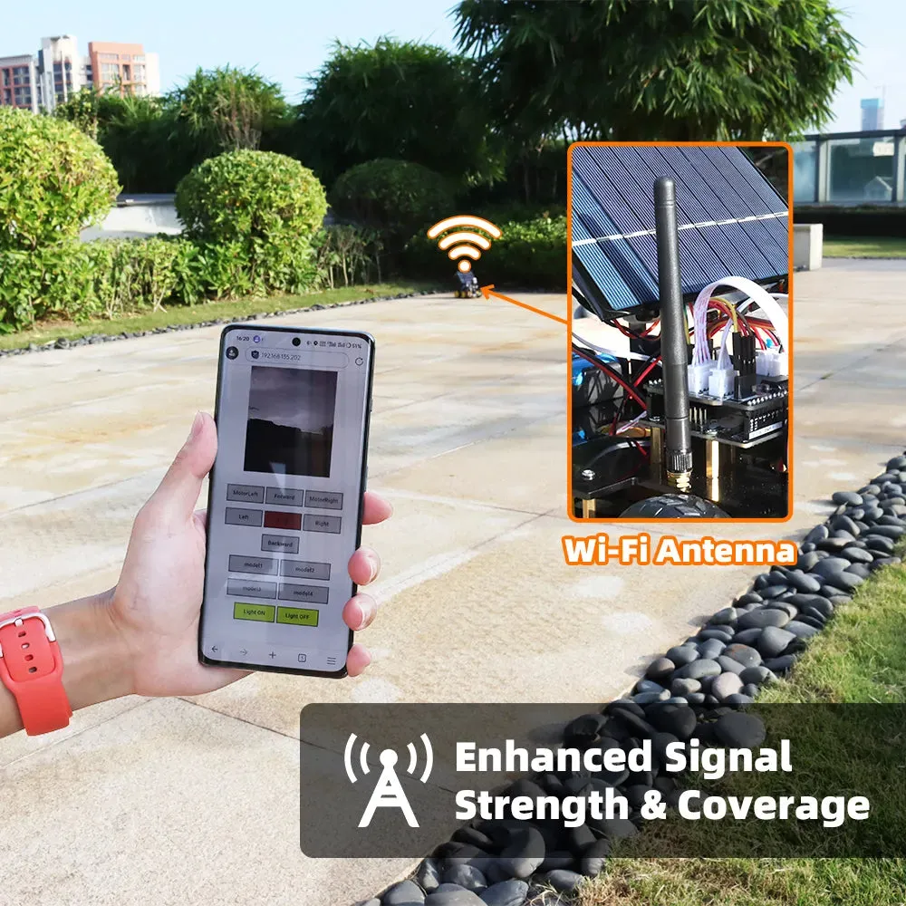 ESP32 Solar Tracker Robot Kit Smart Robot Kit for Arduino Programming DIY Electronics STEM Educational For Arduino Robotic Kit
