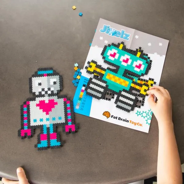 Fat Brain Toys Jixelz 700 pc Set - Roving Robots
