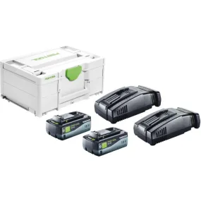 Festool 577328 Energy Set SYS 18V 2x8,0/2xSCA16 US