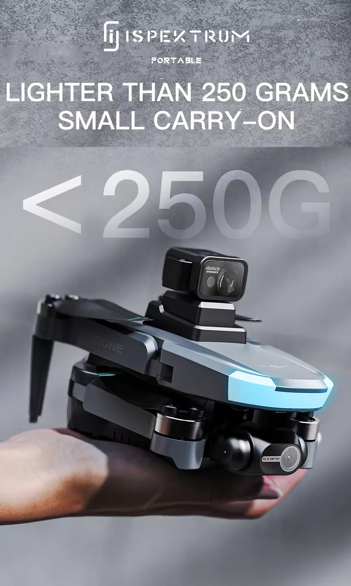 FlyBot ISKF110 4K Drone | 2-Axis Gimbal