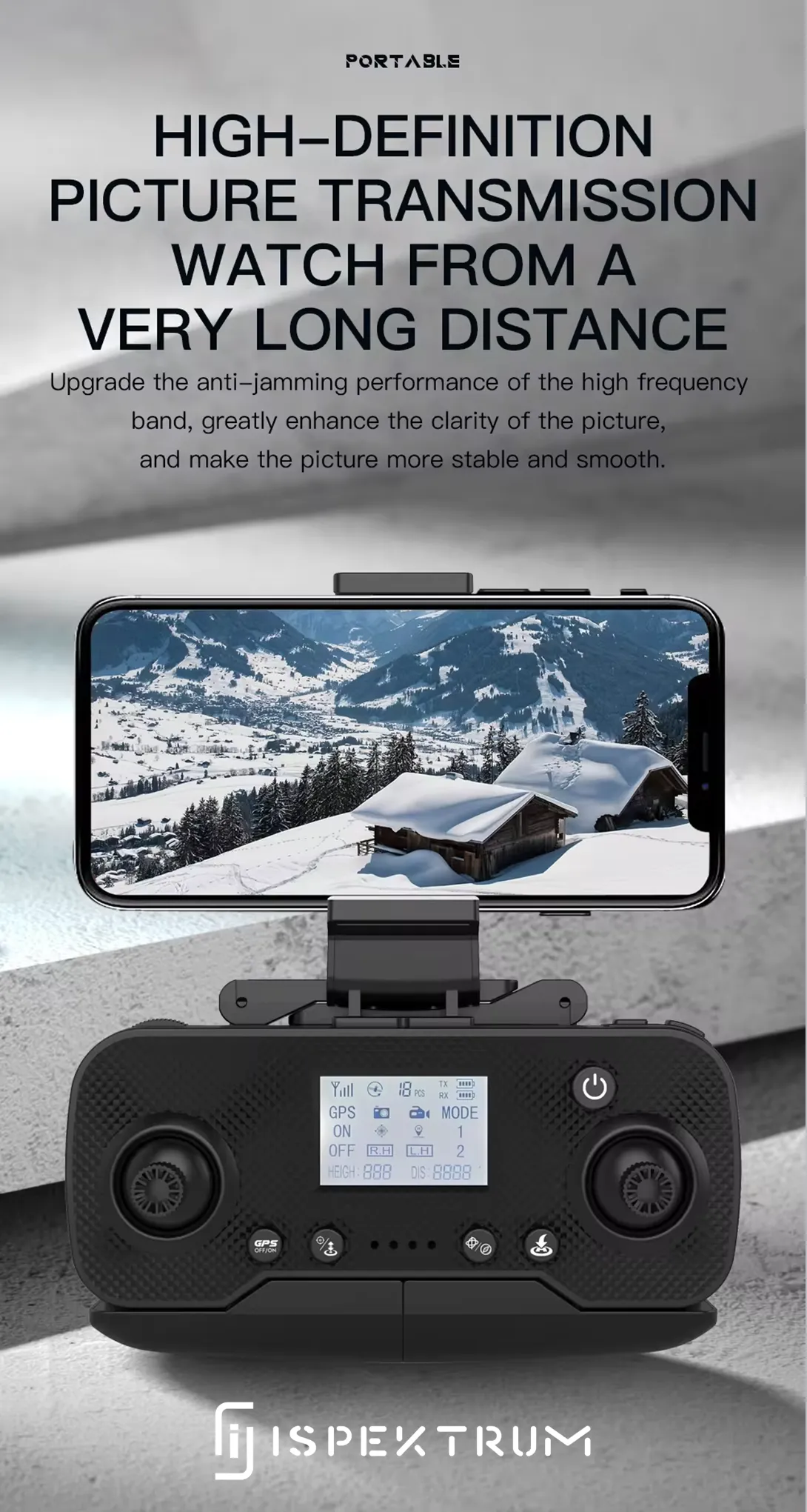 FlyBot ISKF110 4K Drone | 2-Axis Gimbal