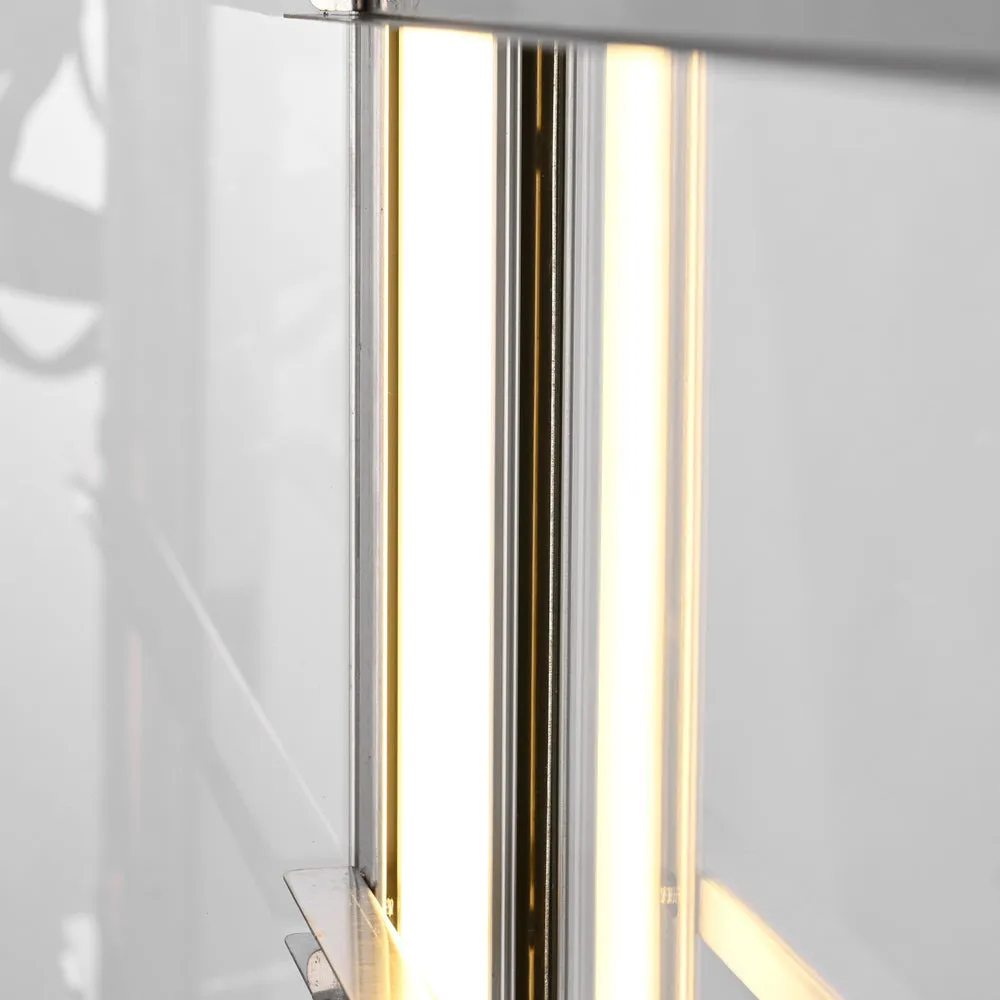 Food Warmer Display Cabinet 3-Tier 20x20x24 (Dimmable Light)