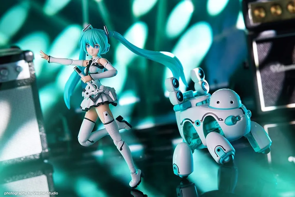 Frame Arms Girl FRAME MUSIC GIRL HATSUNE MIKU [MARUTTOYS Ver.] with TAMOTU [MIKU Ver.] Plastic Model