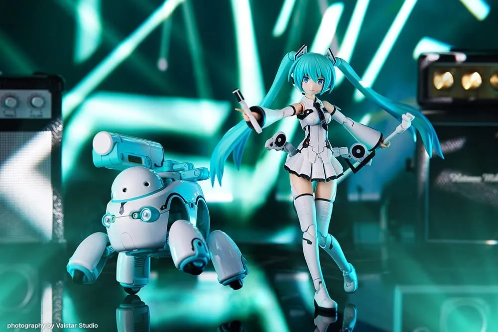 Frame Arms Girl FRAME MUSIC GIRL HATSUNE MIKU [MARUTTOYS Ver.] with TAMOTU [MIKU Ver.] Plastic Model