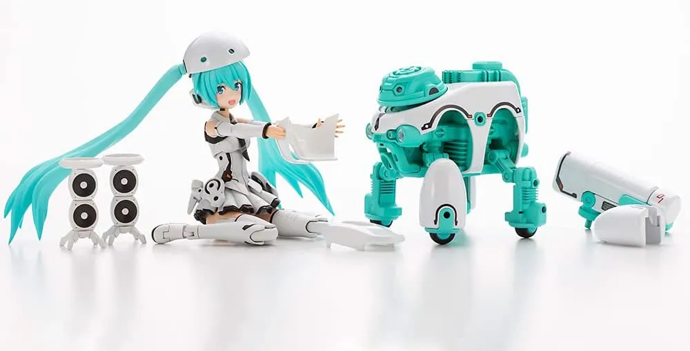 Frame Arms Girl FRAME MUSIC GIRL HATSUNE MIKU [MARUTTOYS Ver.] with TAMOTU [MIKU Ver.] Plastic Model