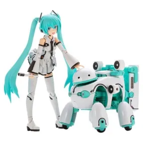 Frame Arms Girl FRAME MUSIC GIRL HATSUNE MIKU [MARUTTOYS Ver.] with TAMOTU [MIKU Ver.] Plastic Model