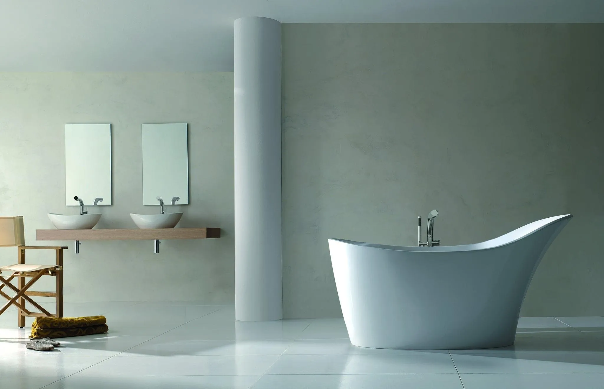 Freestanding Slipper Bathtub Amalfi