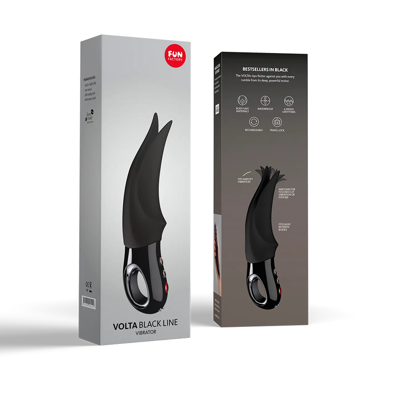 Fun Factory VOLTA Powerful Clitoral Vibrator with free toy bag!