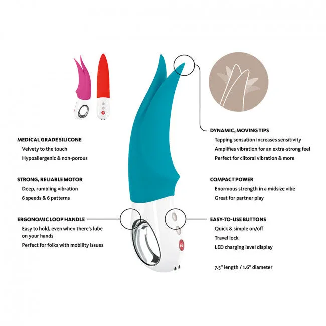 Fun Factory VOLTA Powerful Clitoral Vibrator with free toy bag!