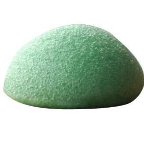 Generic Imc!Konjac Konnyaku Jelly Fiber Face Makeup Wash Pad Cleaning Sponge Puff Exfoliator-Green