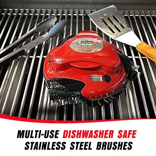 Grillbot Automatic BBQ Grill Cleaning Robot Replacement Brushes (Stainless Steel)