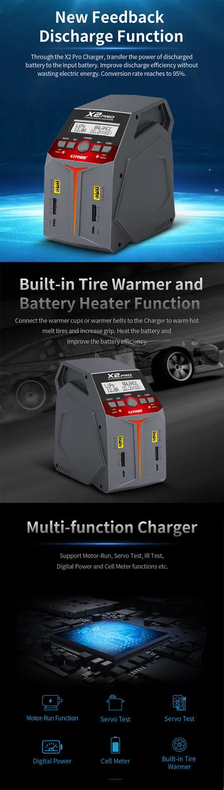 GT Power X2PRO Dual Balance Charger
