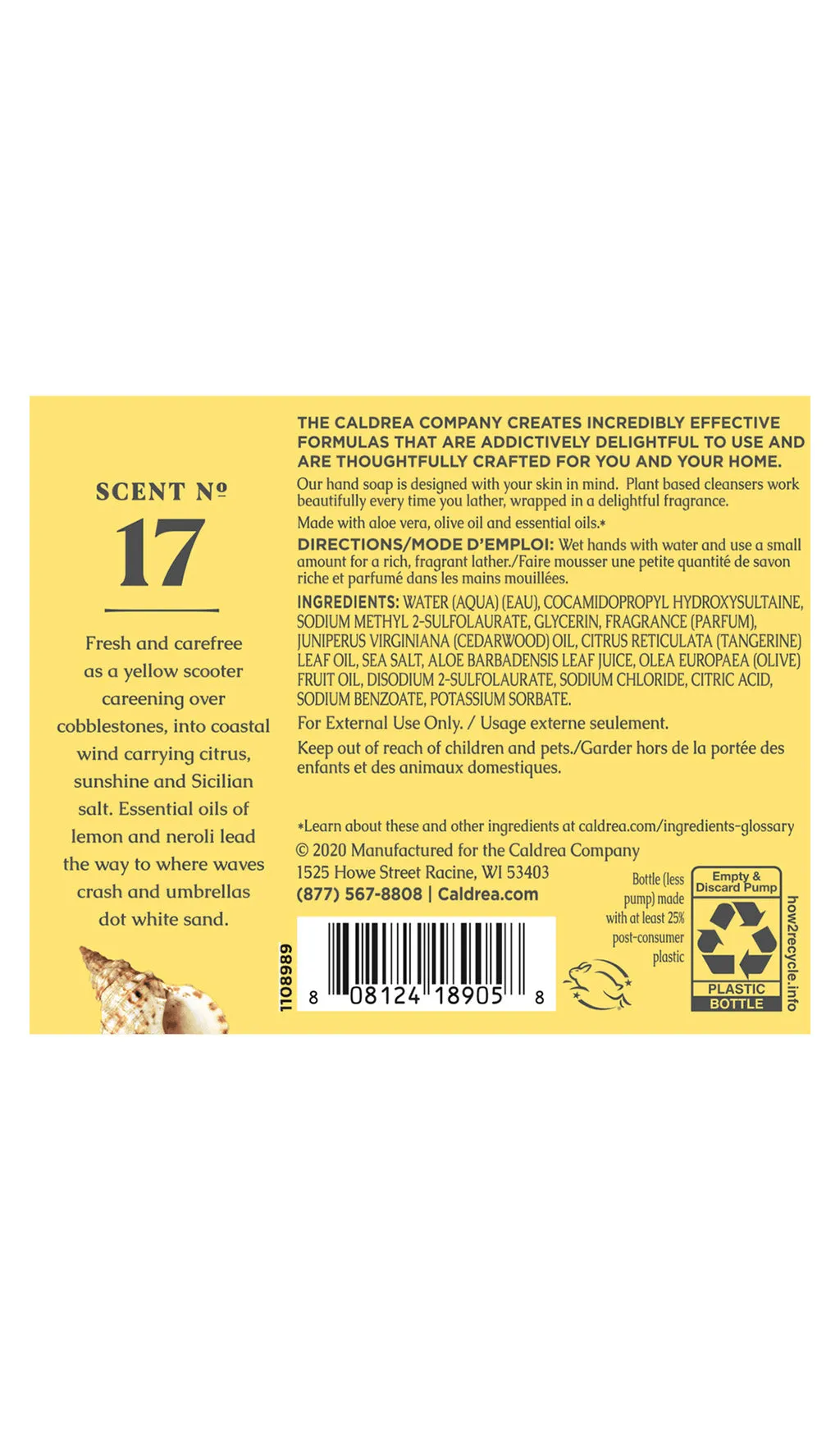 Hand Soap with Aloe Vera & Olive Oil