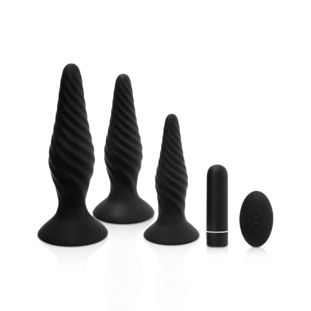 Honey Play Box Idris Remote Control Vibrating Anal Plug Set