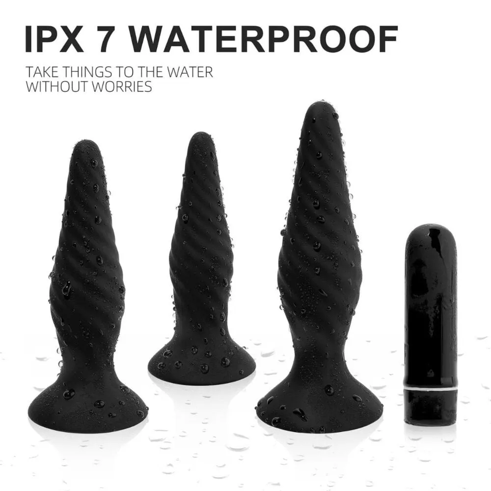 Honey Play Box Idris Remote Control Vibrating Anal Plug Set