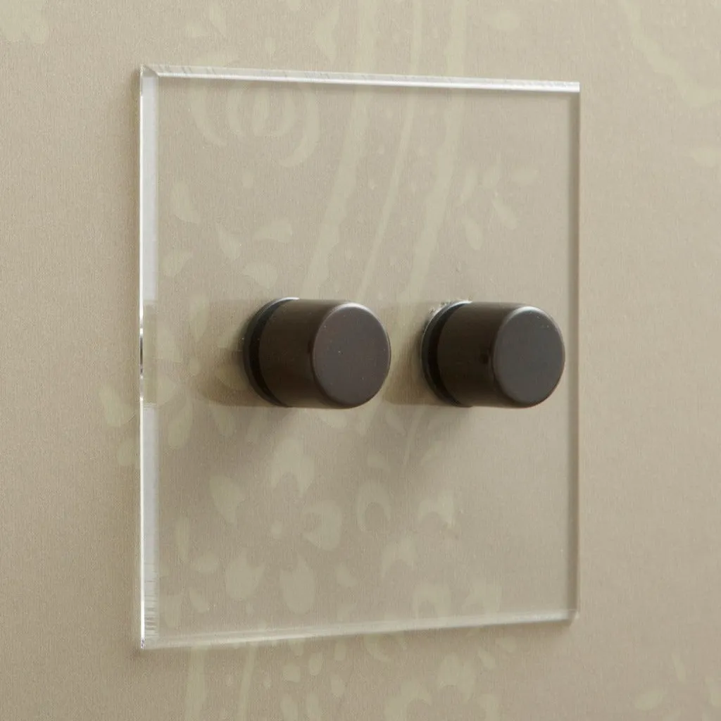 Invisible Plate Rotary Dimmers by Forbes & Lomax