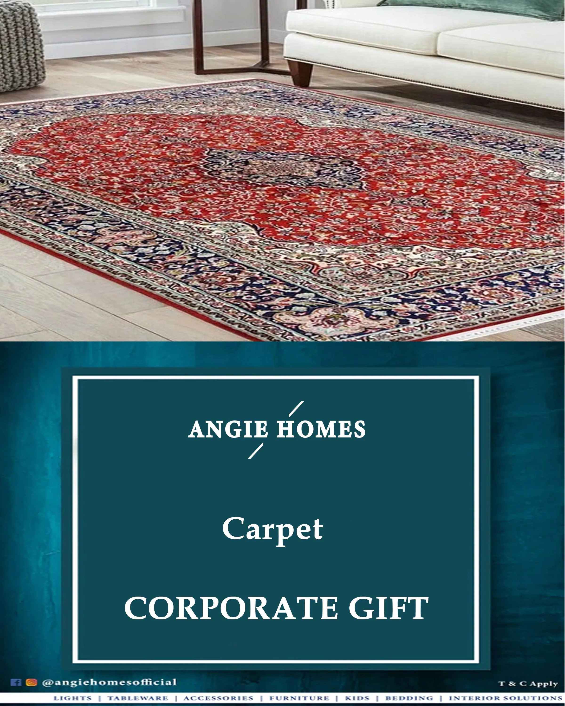 Kashmiri Carpet for Weddings, House Warming & Corporate Gifts