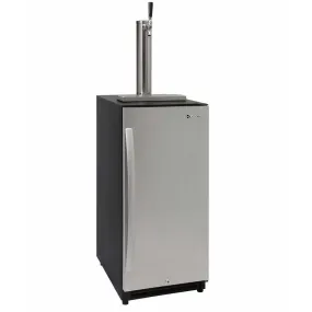 Kegco 15" Wide Built-in with Stainless Steel Door Kegerator VSK-15SSRN
