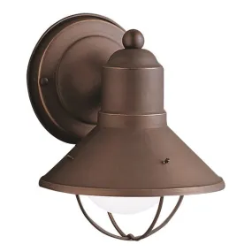 Kichler 9021NI Seaside™7.5" 1 Light Outdoor Wall Light Brushed Nickel