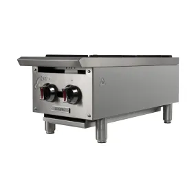 Kintera KHP12 / 919581 Countertop Hotplate, Gas, 2 Burners, 12"