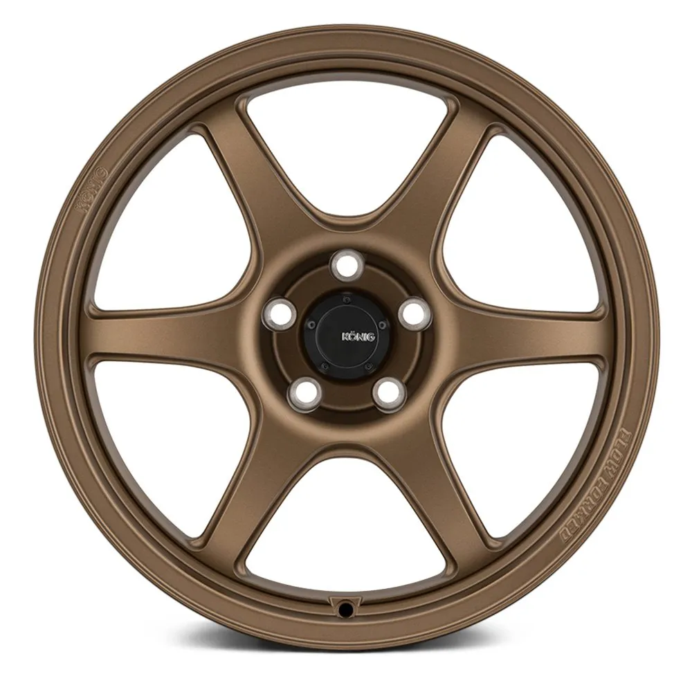 Konig Hexaform Wheels (15x7.5 4X100 ET 35) Matte Bronze or Matte Black