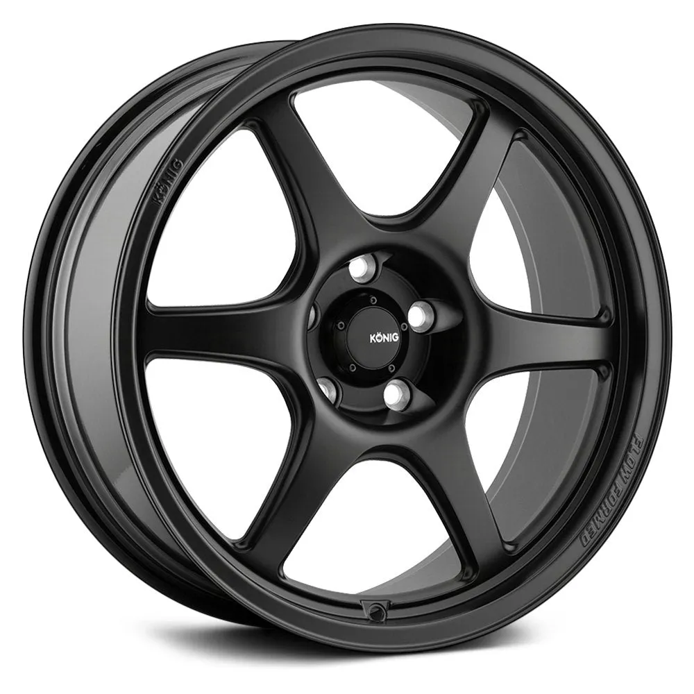 Konig Hexaform Wheels (15x7.5 4X100 ET 35) Matte Bronze or Matte Black