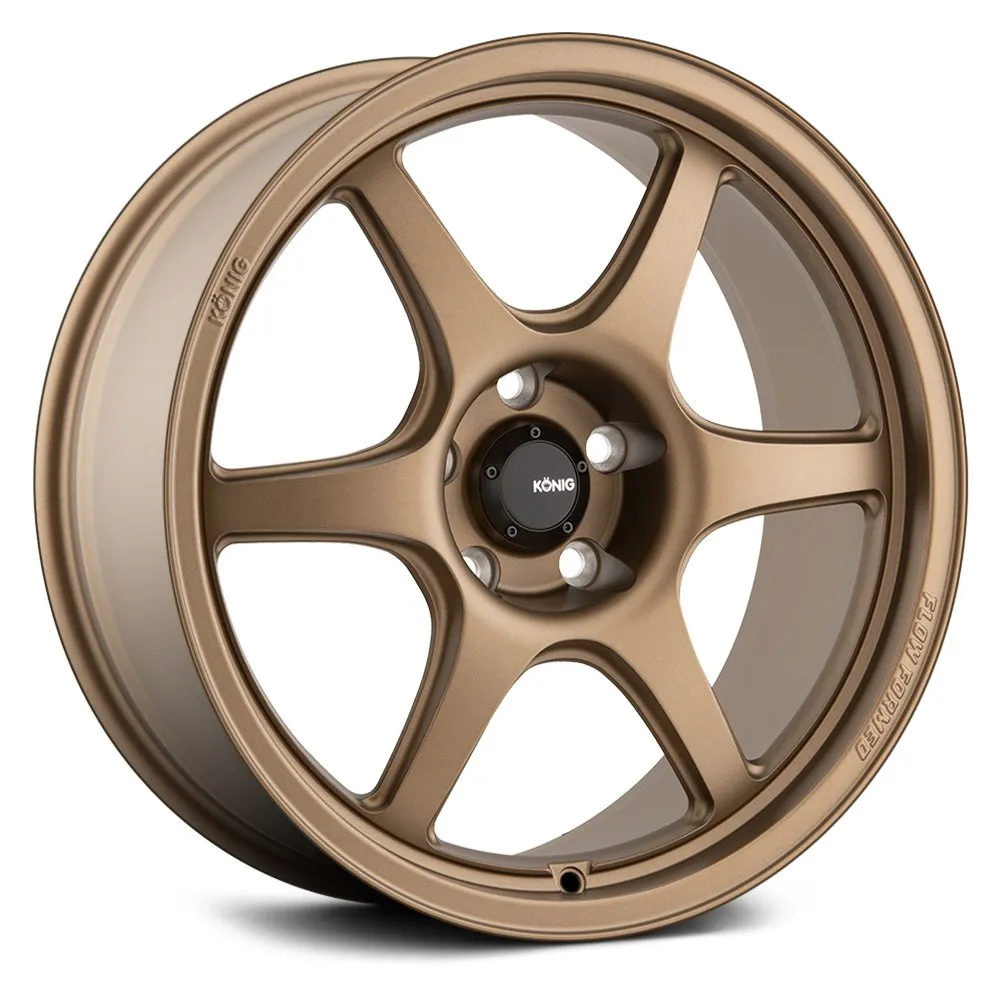 Konig Hexaform Wheels (15x7.5 4X100 ET 35) Matte Bronze or Matte Black