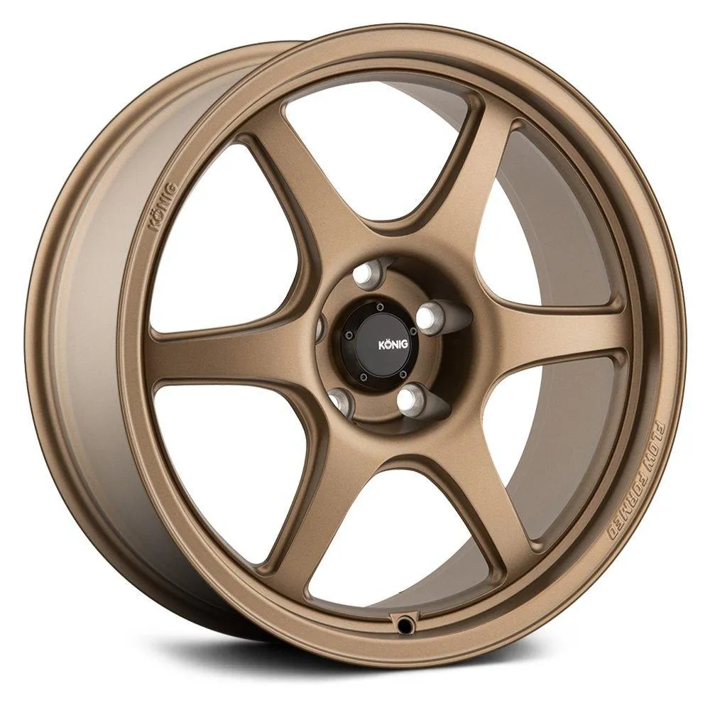 Konig Hexaform Wheels (17x8 5x100 ET 40) Matte Bronze or Matte Black