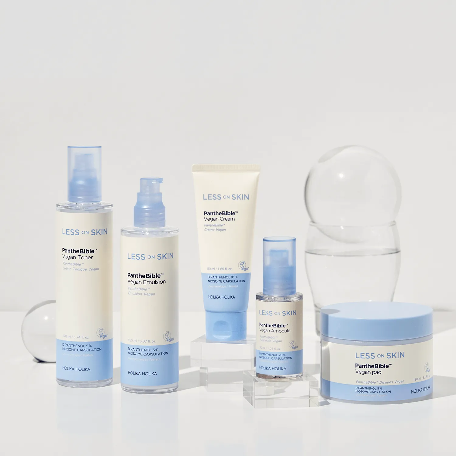 Less on Skin PantheBible Vegan Mini Kit | Skin Barrier Skincare