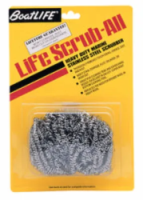 LIFE SCRUB-ALL STAINLESS STEEL SCRUBBER