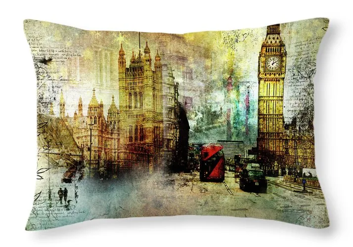 London Lights - Throw Pillow