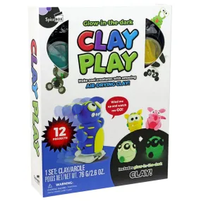 Make & Play Clay Play Glow in the Dark
