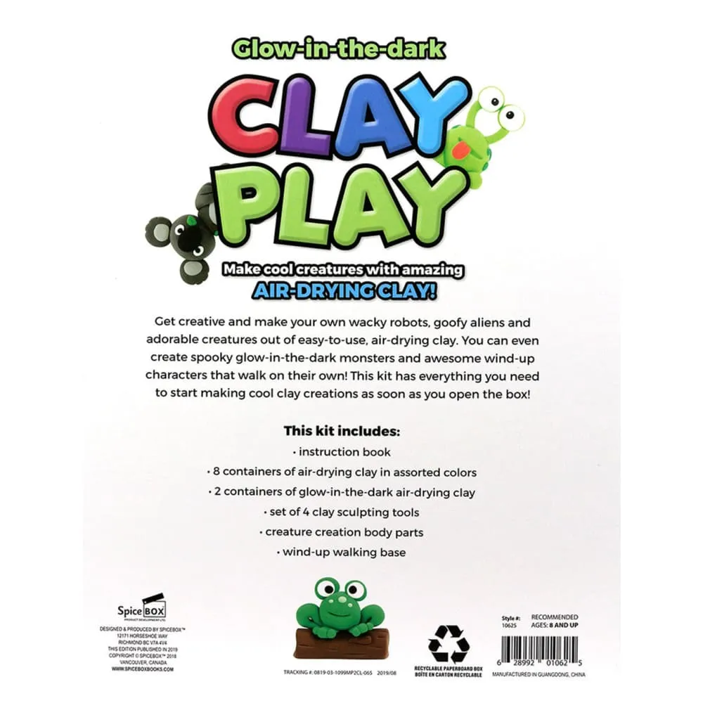 Make & Play Clay Play Glow in the Dark