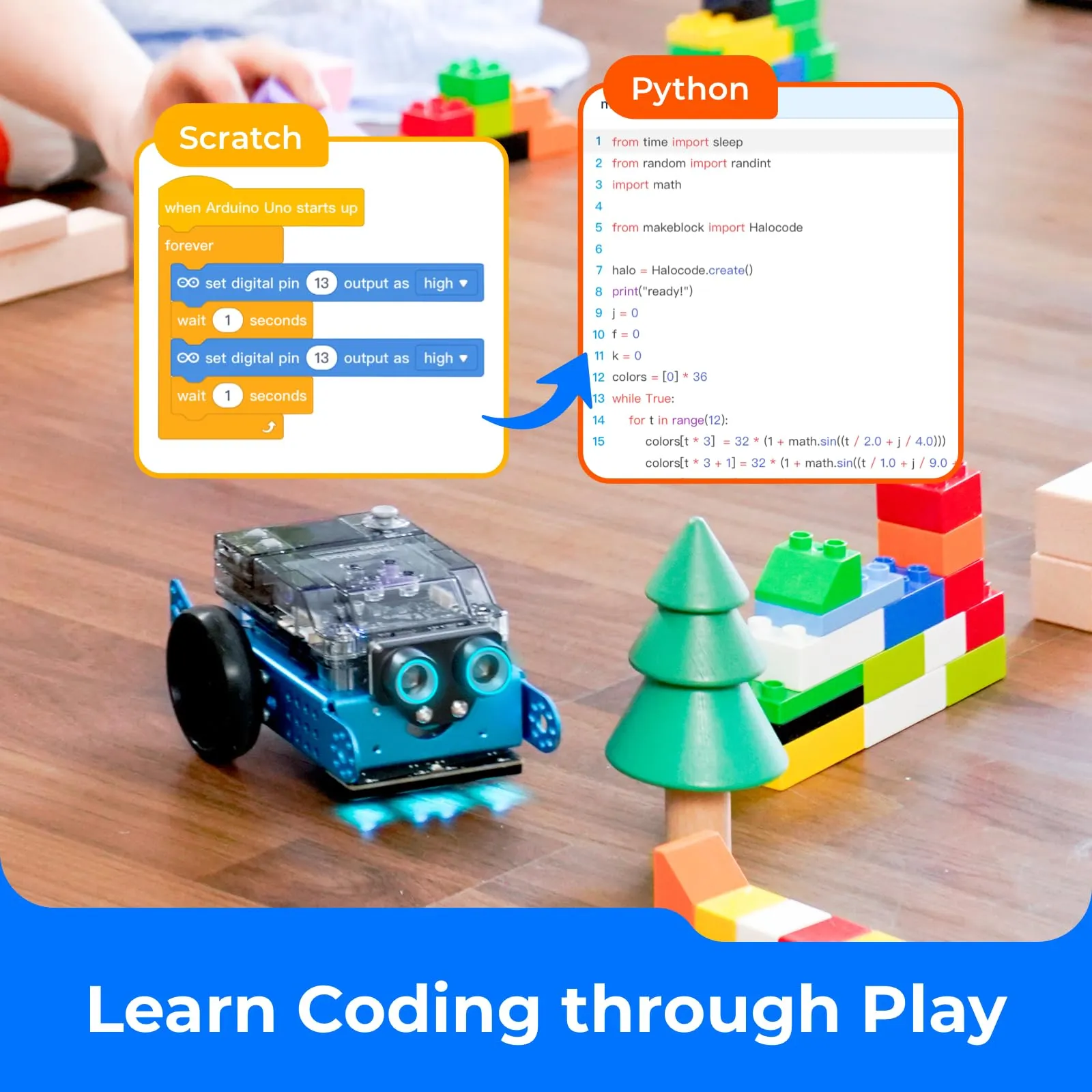 Makeblock mBot Neo Coding Robot for Kids, AI Learning Robot