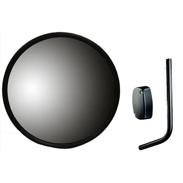 Mirror, Circular, Class VI, Head 255mm c/w 440mm Bracket  Bx1