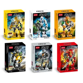 MOC NON  Hero Factory Series Brinquedos Robot Toy Building Blocks Bionicle Bricks Fit Robots Model Action Figures Toys Juguetes Speelgoed