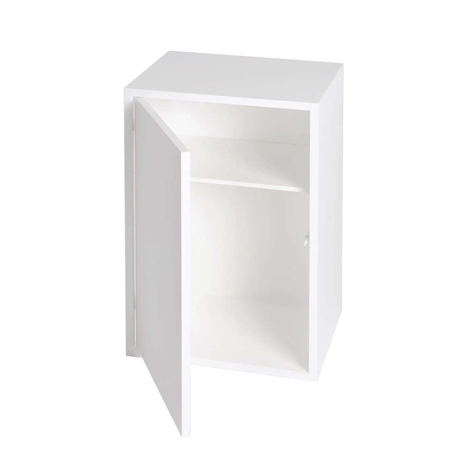 muuto | stacked storage system | shelf for module with door | white