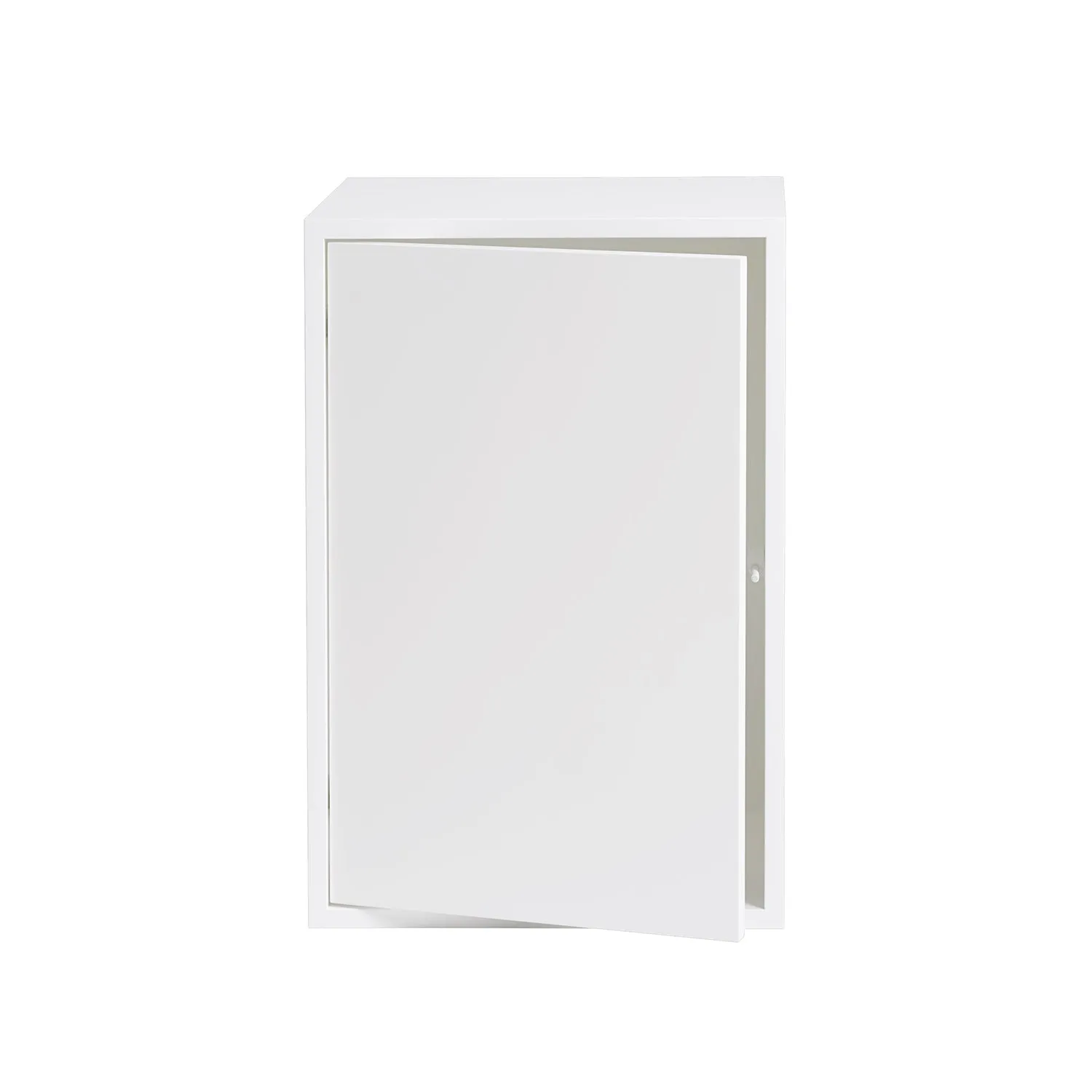 muuto | stacked storage system | shelf for module with door | white