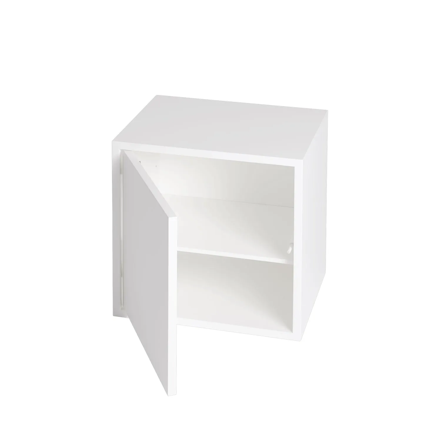 muuto | stacked storage system | shelf for module with door | white
