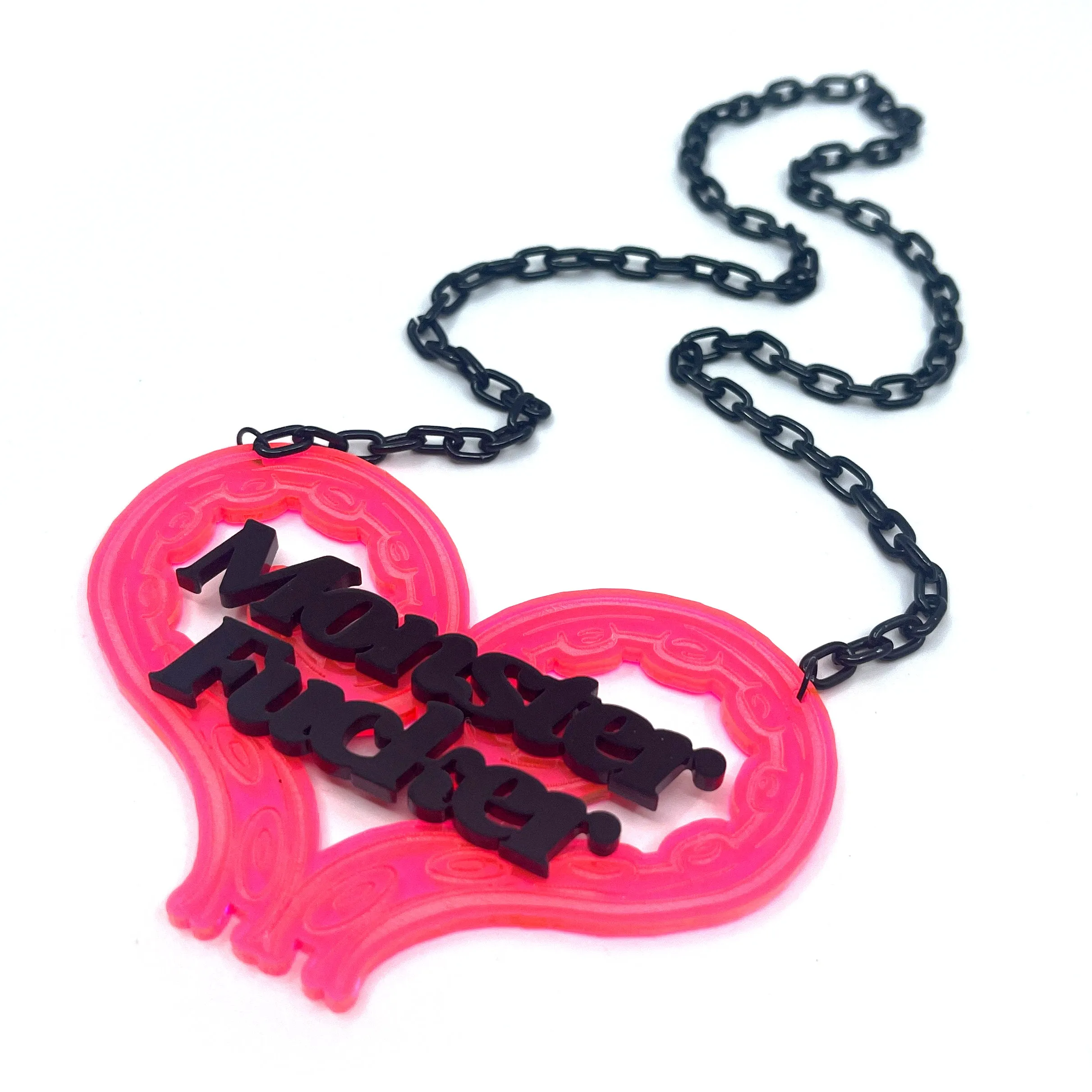 Neon Tentacle Monster Fucker Statement Necklace