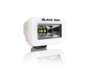 New - 2 Inch Marine LED Flood Scene Spreader Light - Black Oak LED Pro Series 3.0