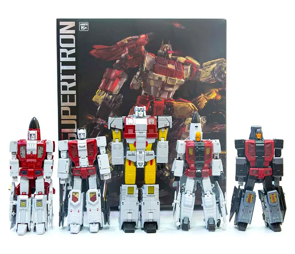New Transformation Toys Robot Zeta Toys ZB-06 Superion Superitron Animation color Metallic Paint Gift box Version Action Figure