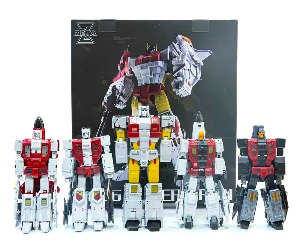 New Transformation Toys Robot Zeta Toys ZB-06 Superion Superitron Animation color Metallic Paint Gift box Version Action Figure