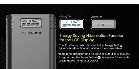 Nitecore F4 Li-ion Battery Charger