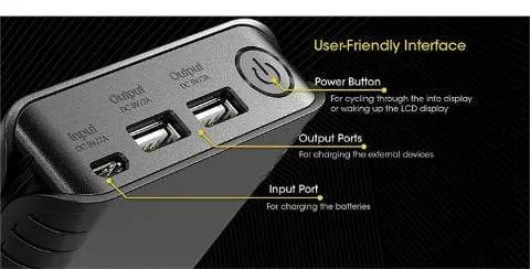 Nitecore F4 Li-ion Battery Charger